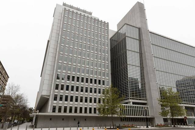 美国华盛顿特区的世界银行总部，图自新华社