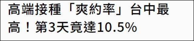 台湾自产疫苗开打3天4人死亡后 赖清德“为表支持”明天接种