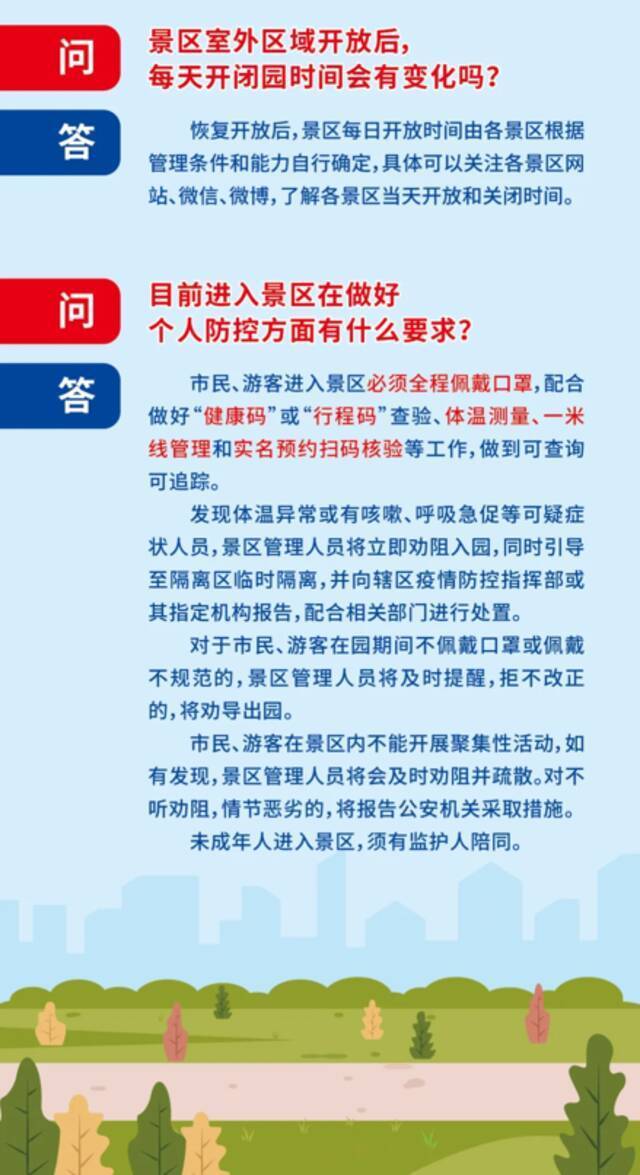 出游提示来了！南京市旅游景区室外区域有序恢复开放