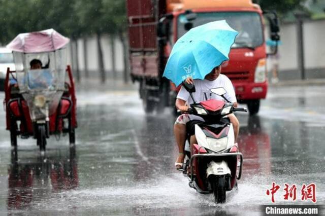 资料图：陕西出现大范围强降雨。张远摄