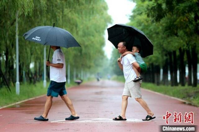 资料图：陕西出现大范围强降雨。张远摄