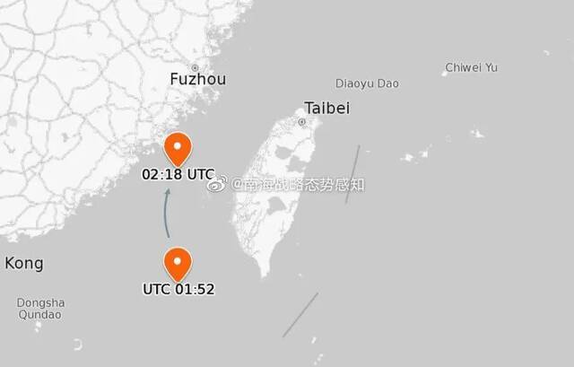 卫星影像：中国海军、海警分别跟踪警戒！