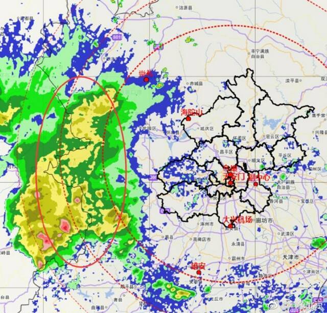 北京双休日多分散性降雨，避免到高风险区域游玩