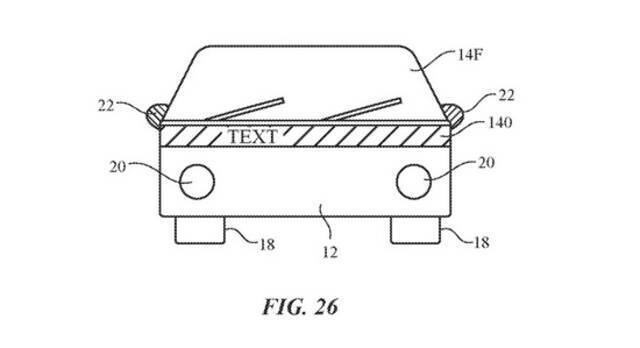 专利显示Apple Car车身外部或配备LED显示屏