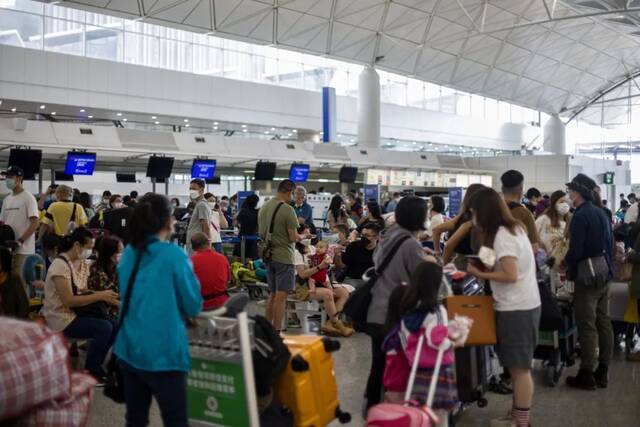 香港机场资料图