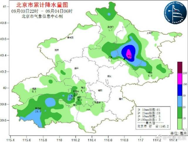 外出添衣带伞！北京暴雨和雷电双预警中，气温降至25℃