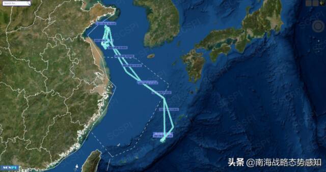 南海战略态势感知微博截图