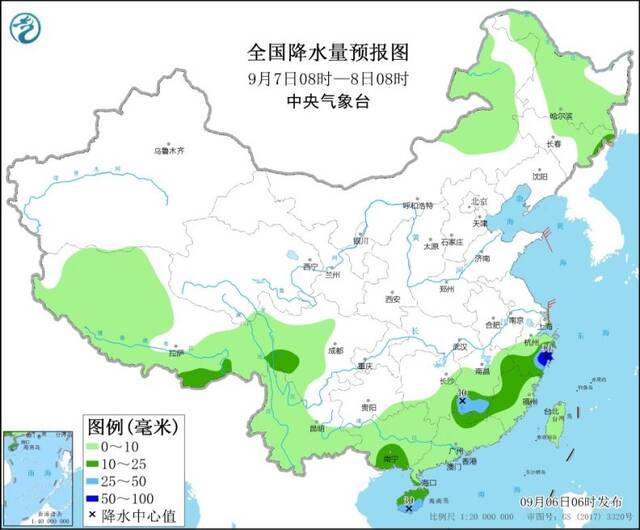 华北东北雨水连连 冷空气南下江南等地炎热缓解