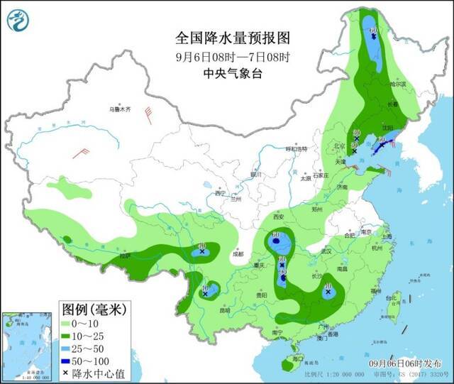 华北东北雨水连连 冷空气南下江南等地炎热缓解