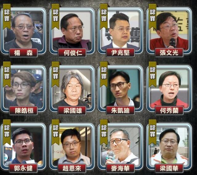 港媒：“支联会”副主席何俊仁等12人全部认罪，涉去年非法集结案