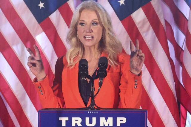 前白宫高级顾问凯莉安·康威（Kellyanne Conway）图自路透