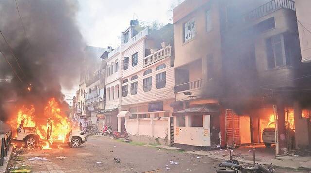 印度人民党和印共（马）发生暴力冲突图自外媒