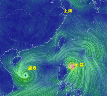 台风“灿都”外围本周日起影响上海，下周一二带来明显风雨！