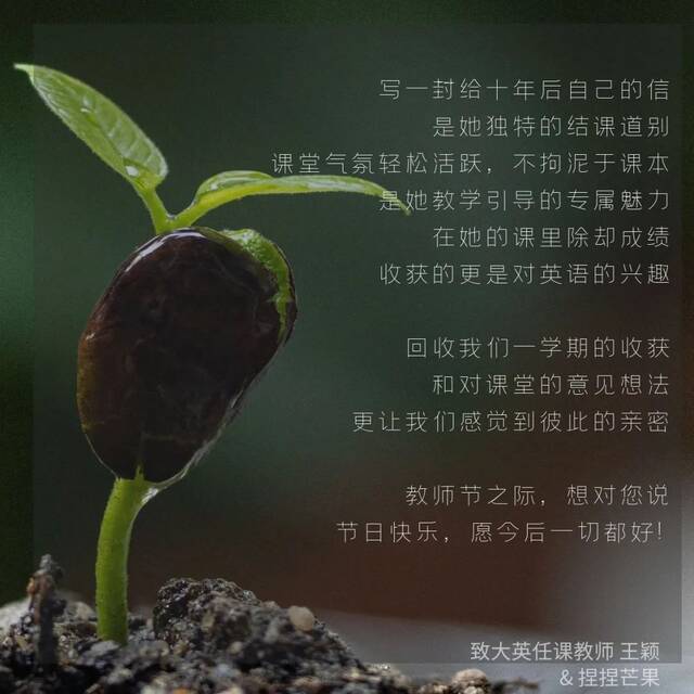 教师节特辑  今天，我想对您说