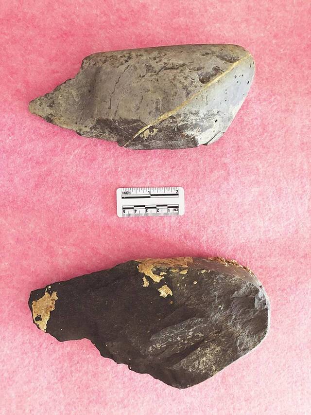 郧县人遗址附近发现古人类石器加工场出土手斧等旧石器时代典型器物