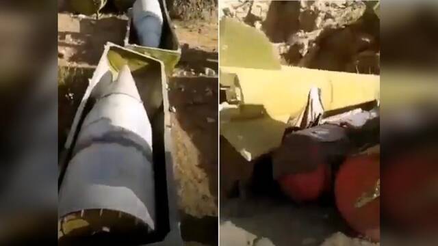 塔利班在潘杰希尔山谷发现的导弹和弹头图源：RT