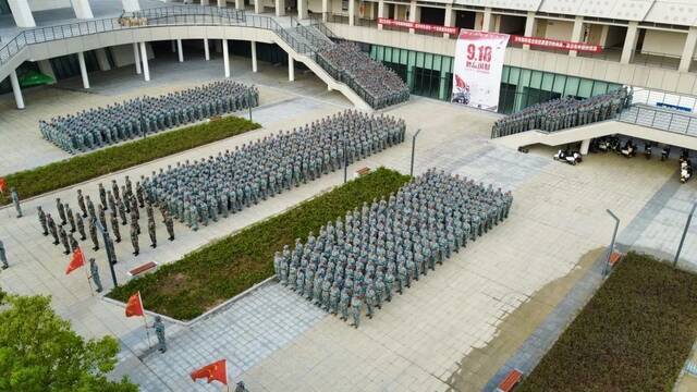 中南大学学子纪念九一八事件，铭记历史吾辈当自强！