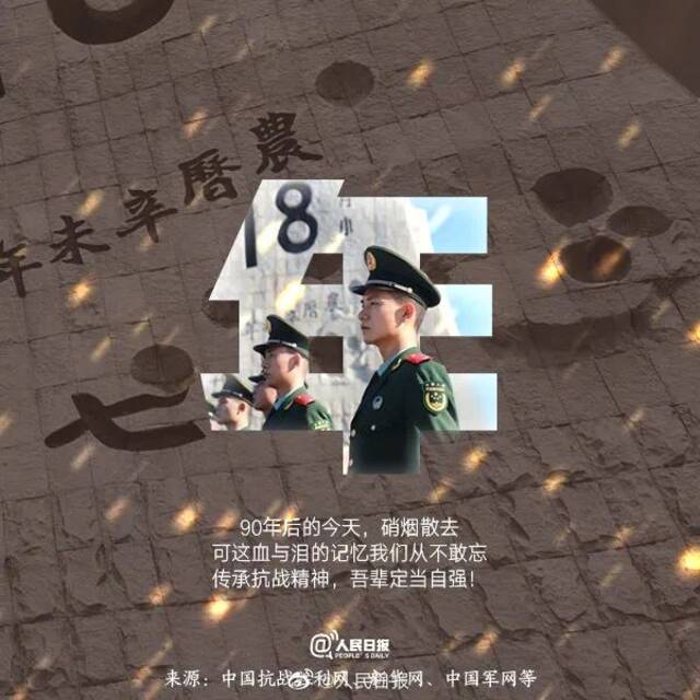 90年！勿忘“九一八”，吾辈自强！