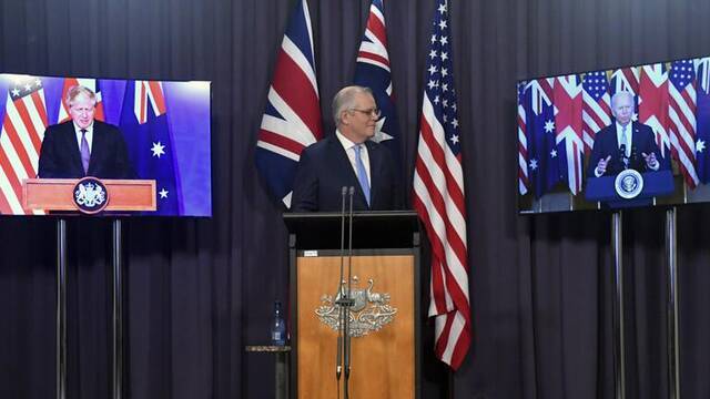 英美澳宣布达成AUKUS协议