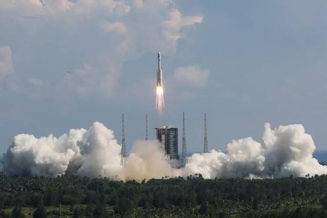 天舟三号货运飞船发射任务取得圆满成功。以上图片均为王泗江、巩会峰拍摄