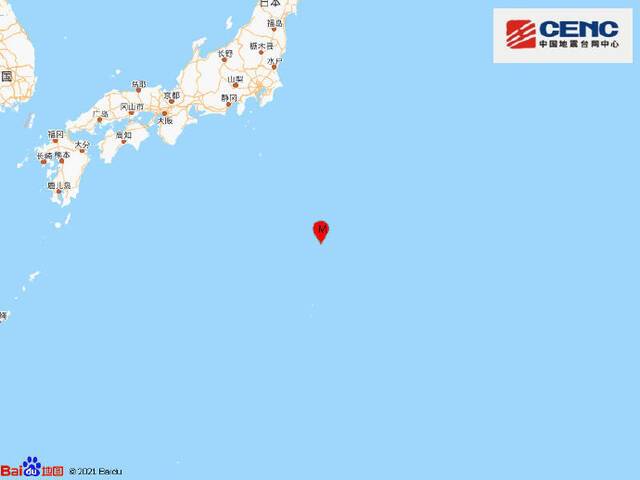 日本本州东南海域发生5.2级地震 震源深度20千米