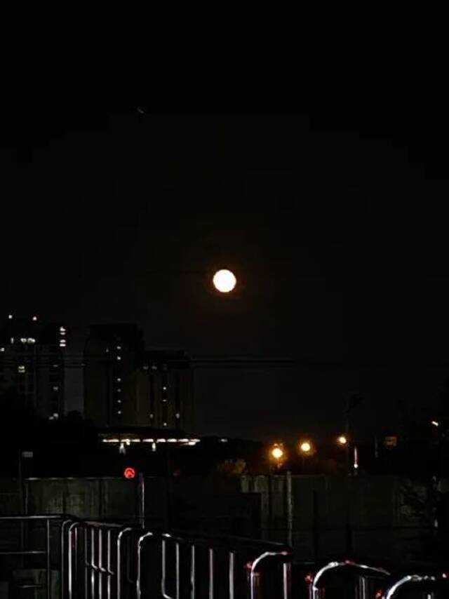 @所有人，抬头看！今晚又大又圆的月亮，你拍到了吗？