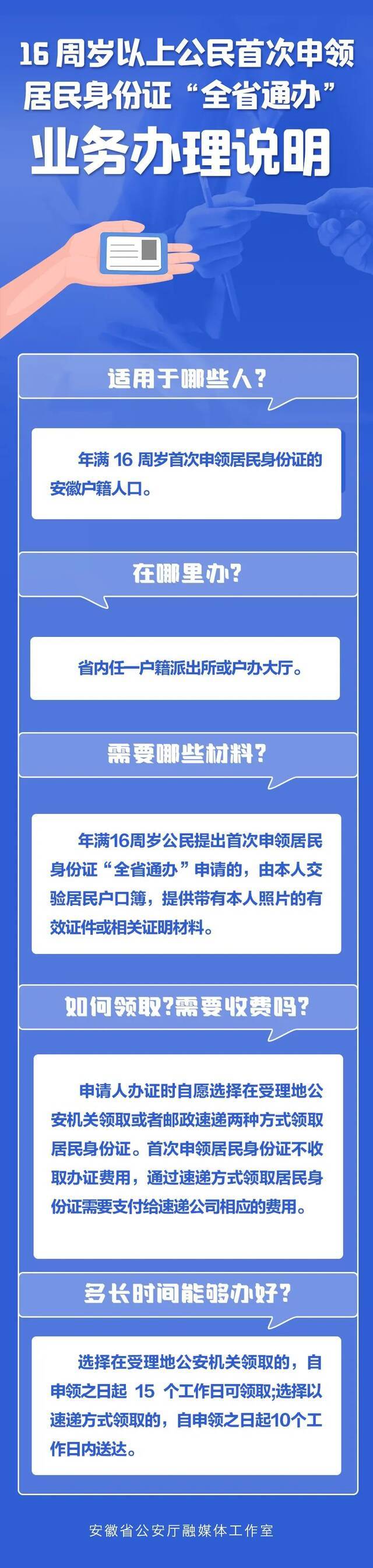 全省通办！这两项户籍业务在省内任意户籍窗口均可申办