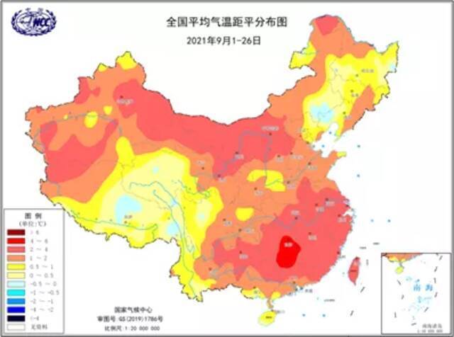 北方地区9月降水破历史纪录，比常年同期多下了一倍多