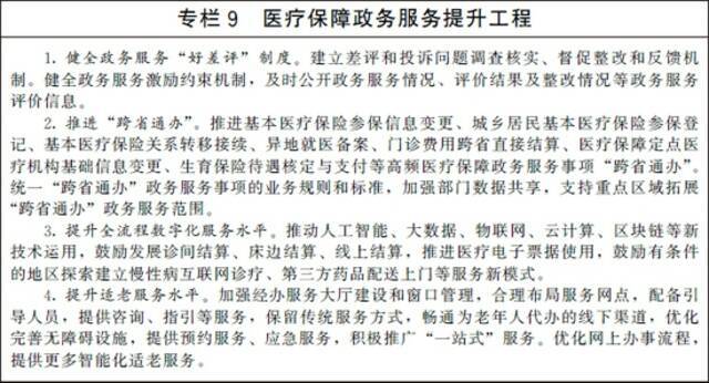 国办：到2025年基本完成待遇保障、筹资运行、医保支付、基金监管等重要机制和医药服务