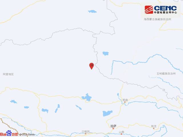 西藏那曲市双湖县发生4.2级地震 震源深度10千米