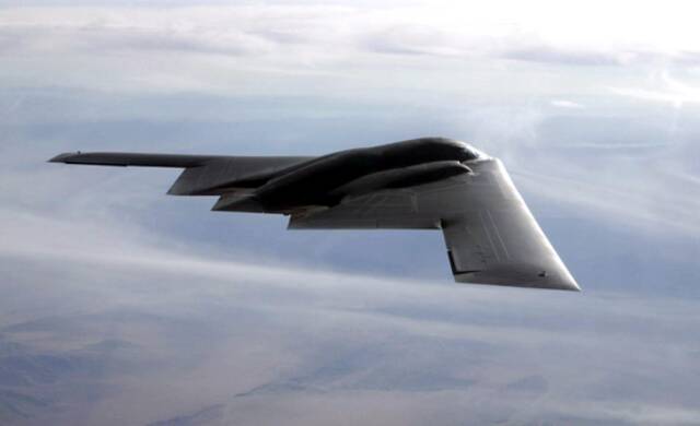  B-2“幽灵”轰炸机。图片来源：美国安德森空军基地官网