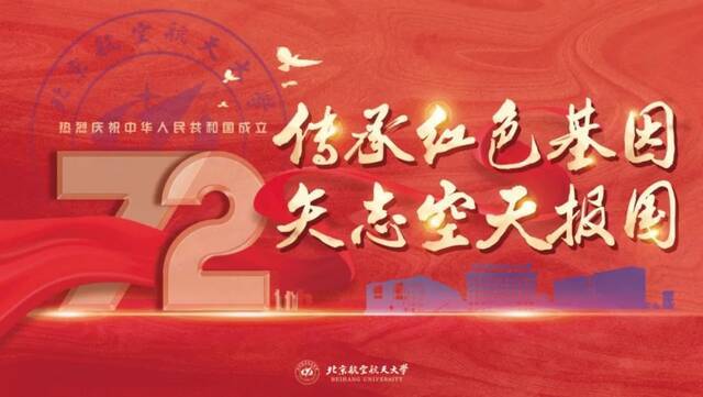 72岁生日快乐，我的国！北航人，强国有我！