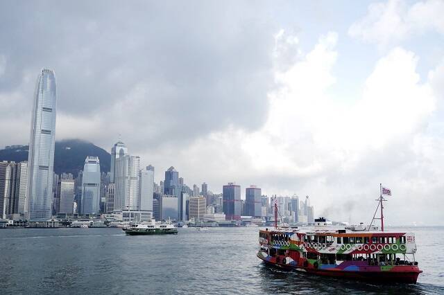 香港维多利亚港。新华社图。