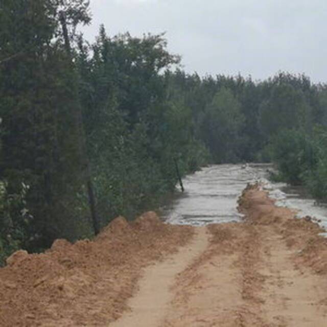 汾河山西河津段迎来67年来最大洪水 当地决定启用黄河滩地蓄滞洪水