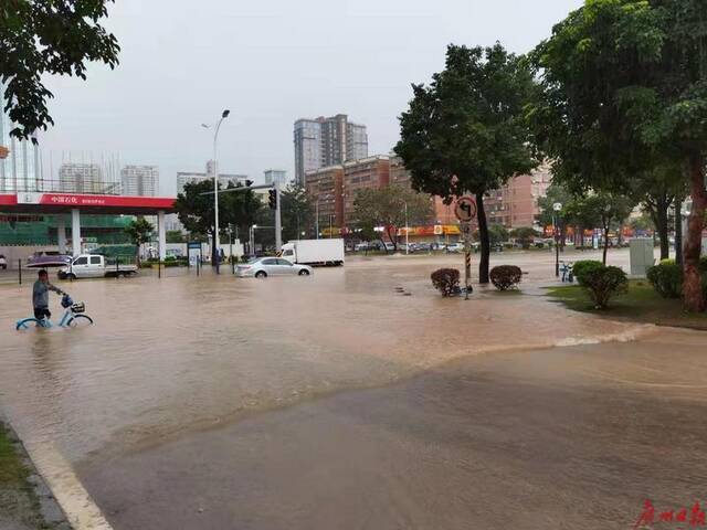 珠海暴雨预警升级为红色 公交全线停运、学校停课