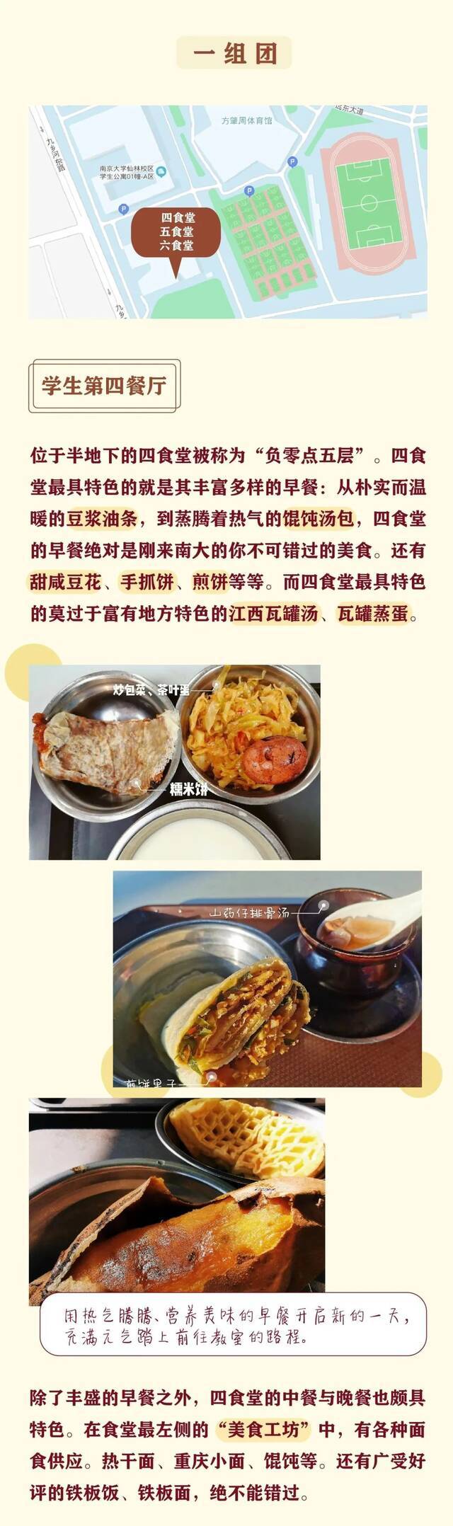 吃货必备！一图解读南大美食