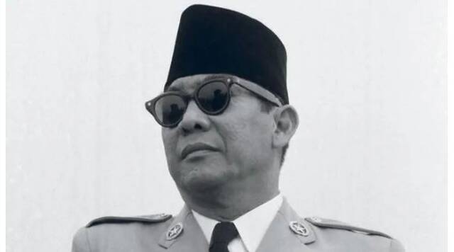 “印尼国父”苏加诺。