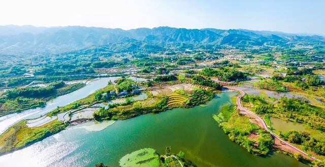 梁平双桂湖国家湿地公园市林业局供图