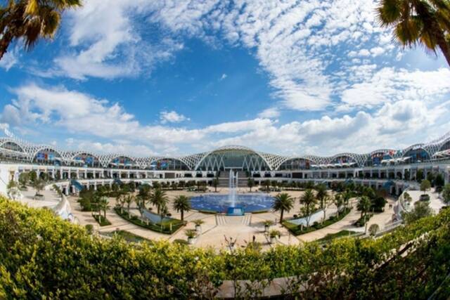 ↑这是昆明滇池国际会展中心（资料照片）。新华社记者江文耀摄