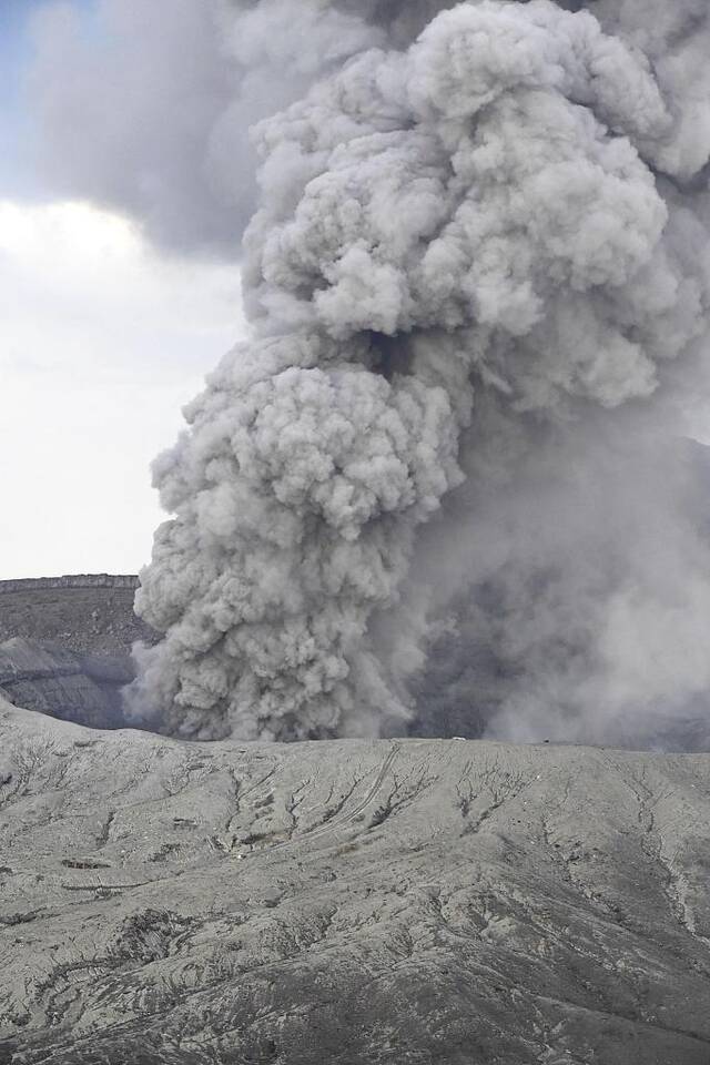 日本阿苏火山（资料图）