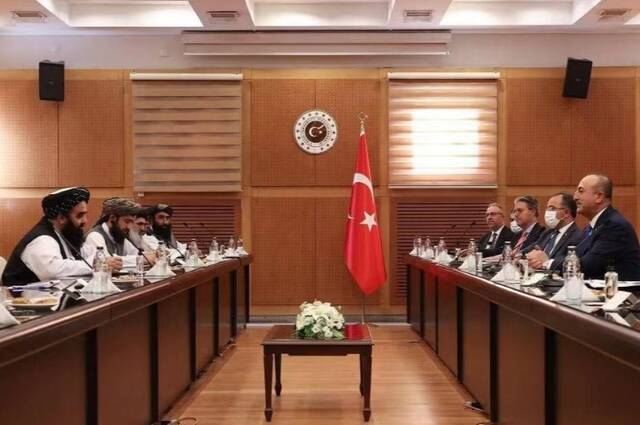 土耳其向阿富汗塔利班代表重申组建包容性政府重要性