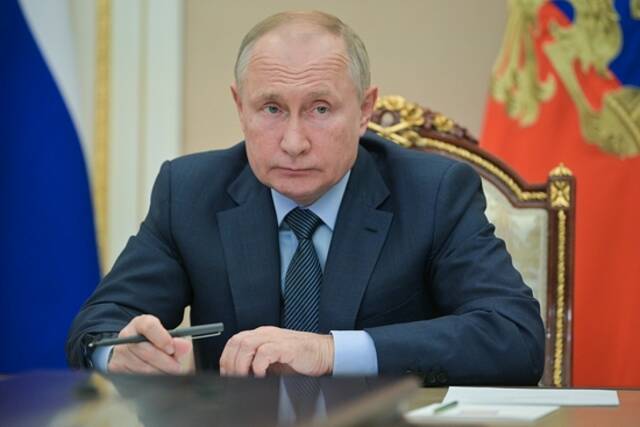 俄罗斯总统普京出席独联体国家相关视频会议