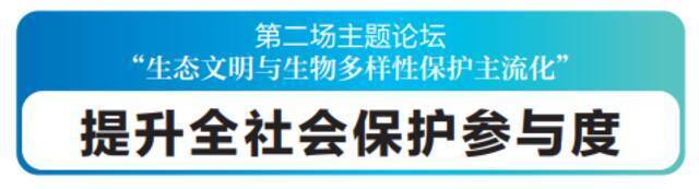 推动生物多样性走上恢复之路！生态文明论坛主题论坛各方嘉宾分享经验智慧