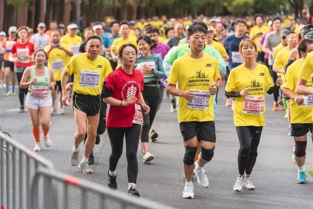 华东师大“校庆跑团”今晨征服10km上马！