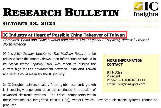 IC Insights报告截图