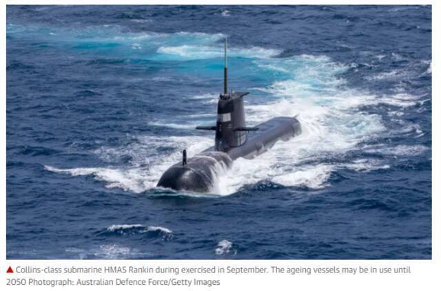 澳大利亚的柯林斯级潜艇报道截图