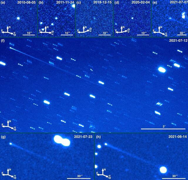 发现一颗非同寻常的太阳系天体2005 QN173兼有小行星和彗星的特征