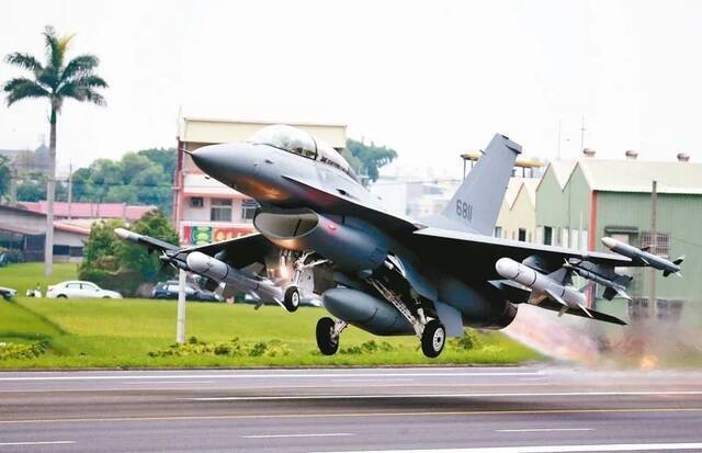 F-16战机资料图（图片来源：《联合报》）