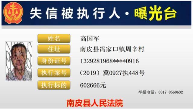 河北2市实名曝光！这28人将处处受限