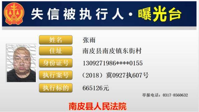 河北2市实名曝光！这28人将处处受限